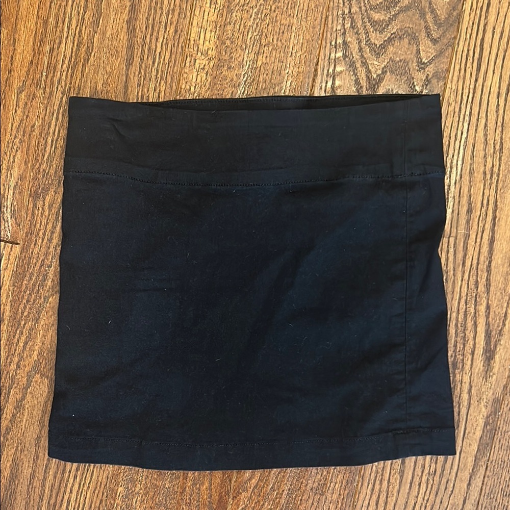 J Brand Sleek Black Mini Skirt